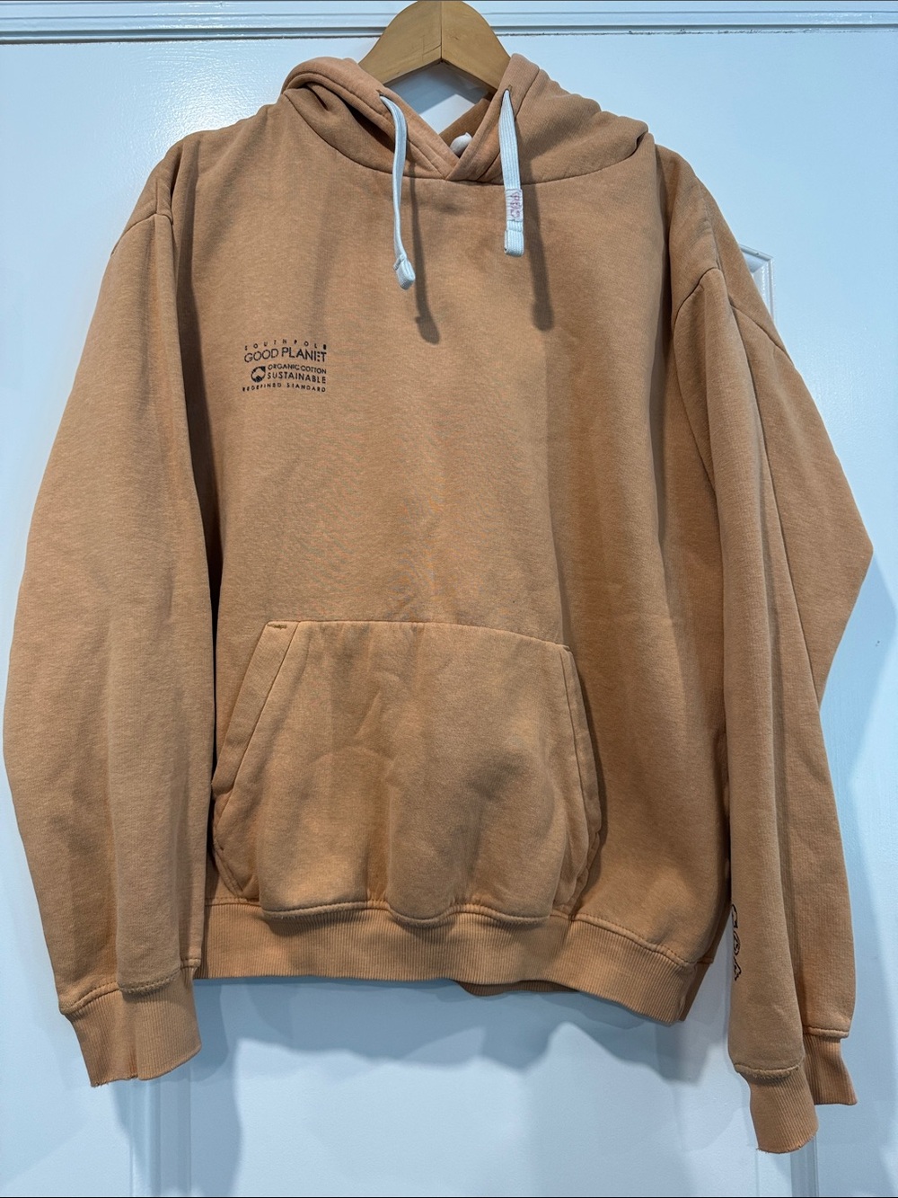 Tan Men's Pullover Hoodie Sz Large